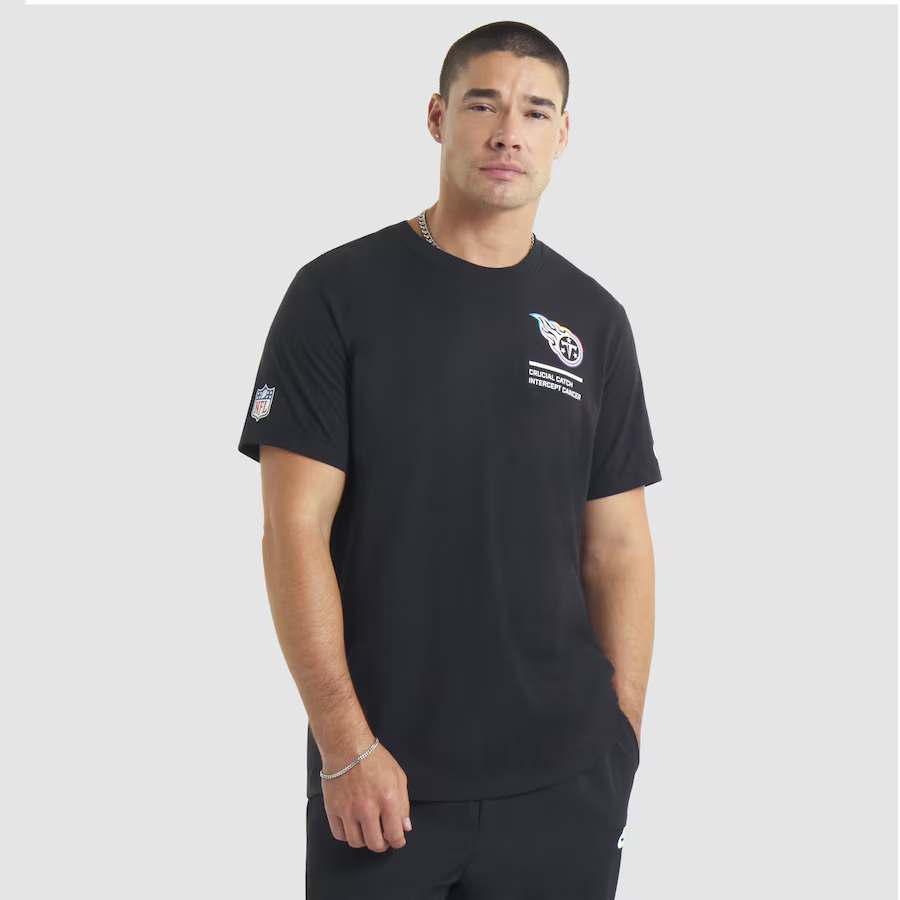 Men Tennessee Titans Nike NFL 2025 T shirt->nfl t-shirts->Sports Accessory